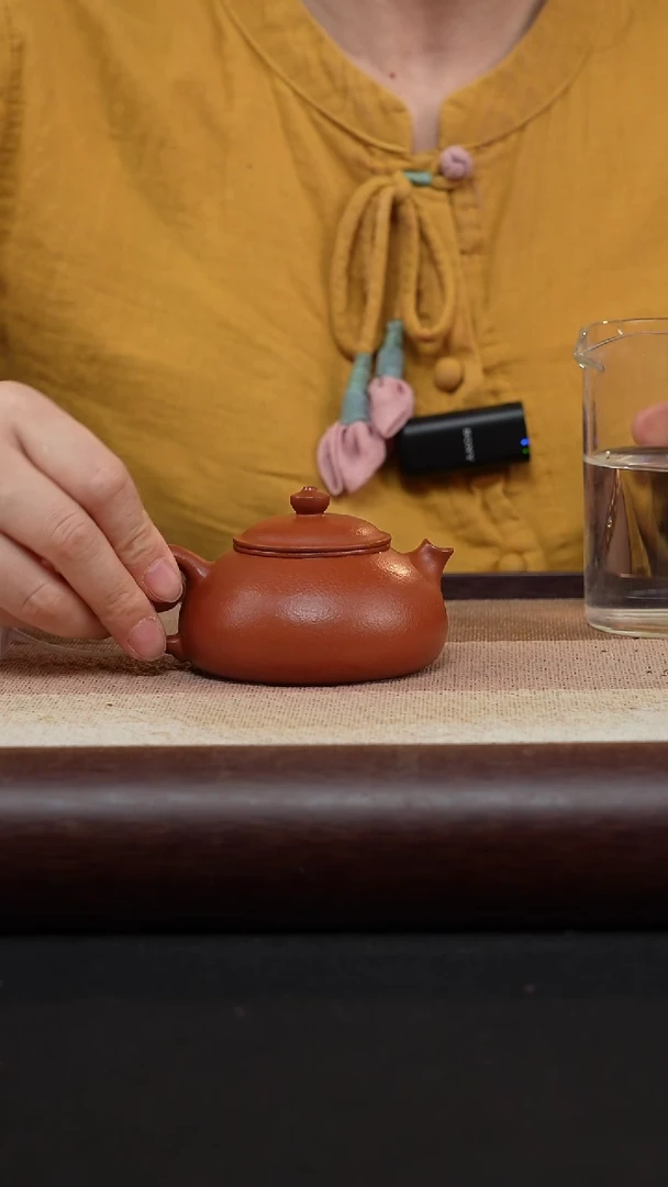 【闪购商品】紫砂茶壶朱泥-寒江MH-1805