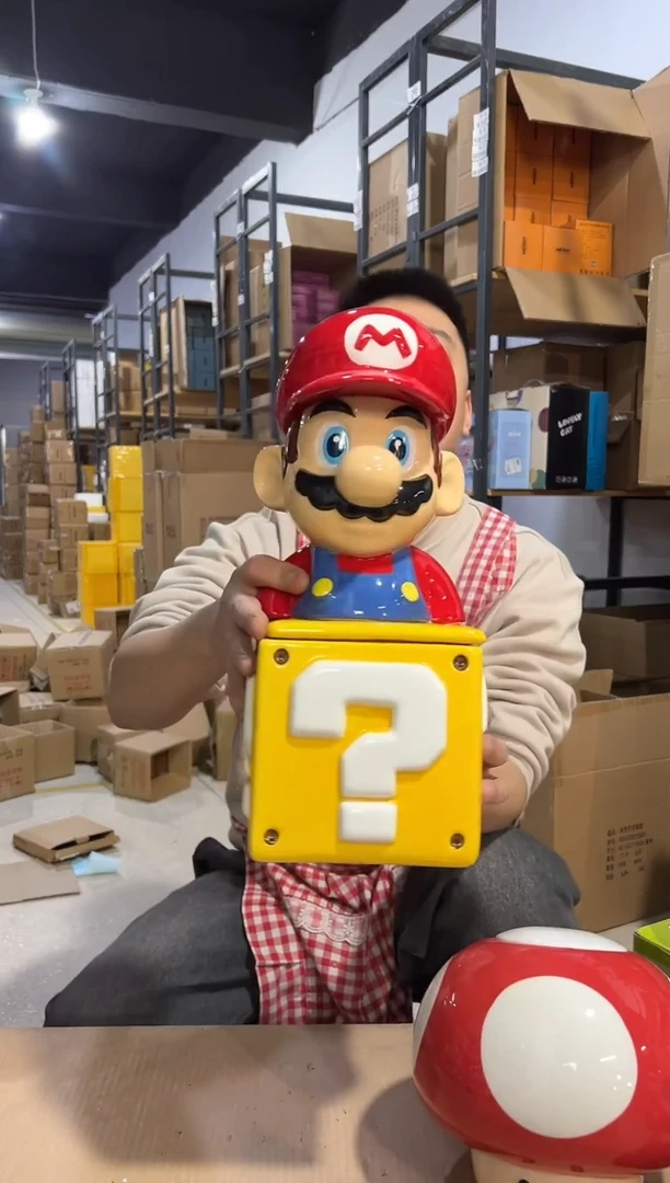 【闪购商品】杯马里奥问号罐一套