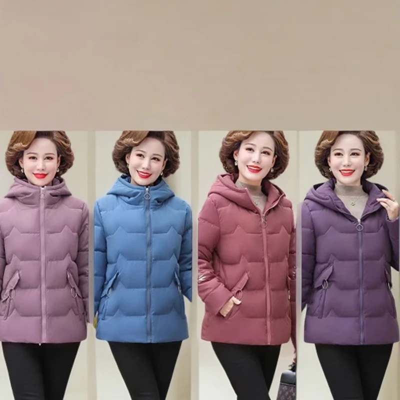 5038-保暖刺绣女款百搭拉链连帽加绒休闲外套