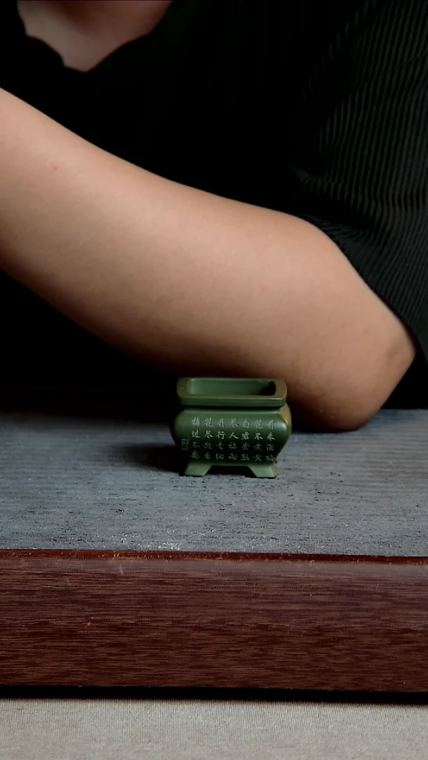 紫砂花盆3.8*2.5内径紫砂花盆