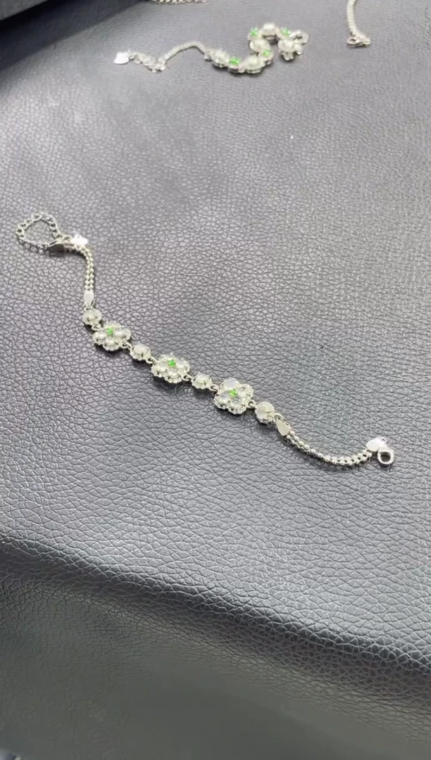 银S925镶嵌定制翡翠DDJ44446