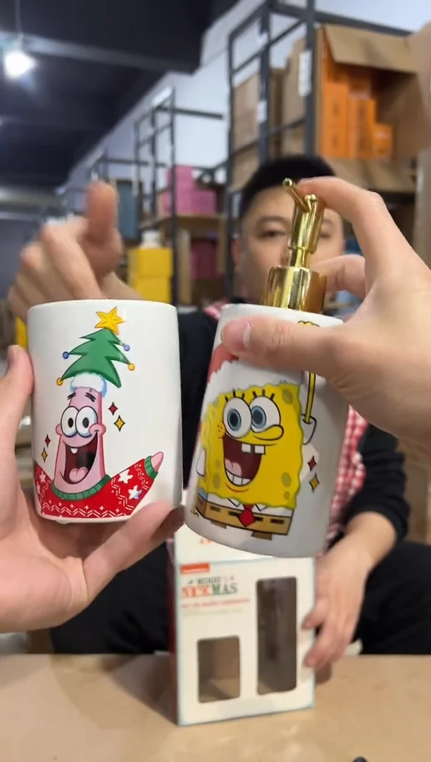 【闪购商品】杯原盒海绵宝宝洗漱套组