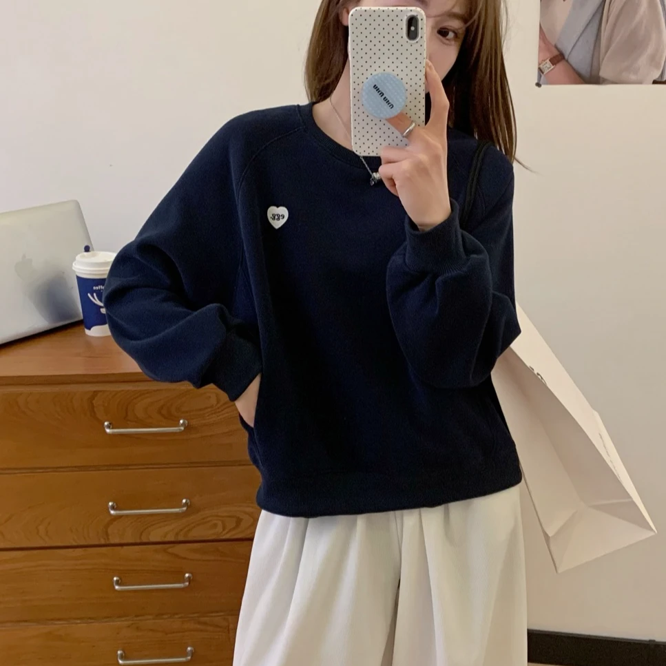 【锦衣服饰】KDM 8307欧货安心标圆领长袖卫衣