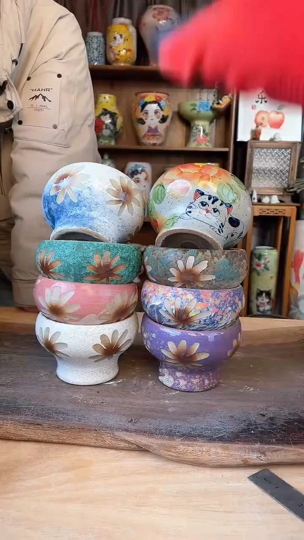 【闪购商品】摆件14-14口10高8    八个