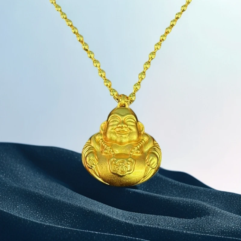 【大杨甄选】气质国潮百搭合金佛公吊坠 赠合金链DH56927