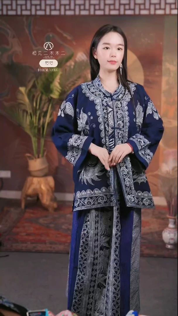 套头蜡染外套519