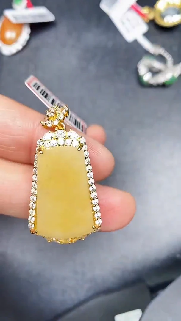 银S925镶嵌戒指翡翠2710