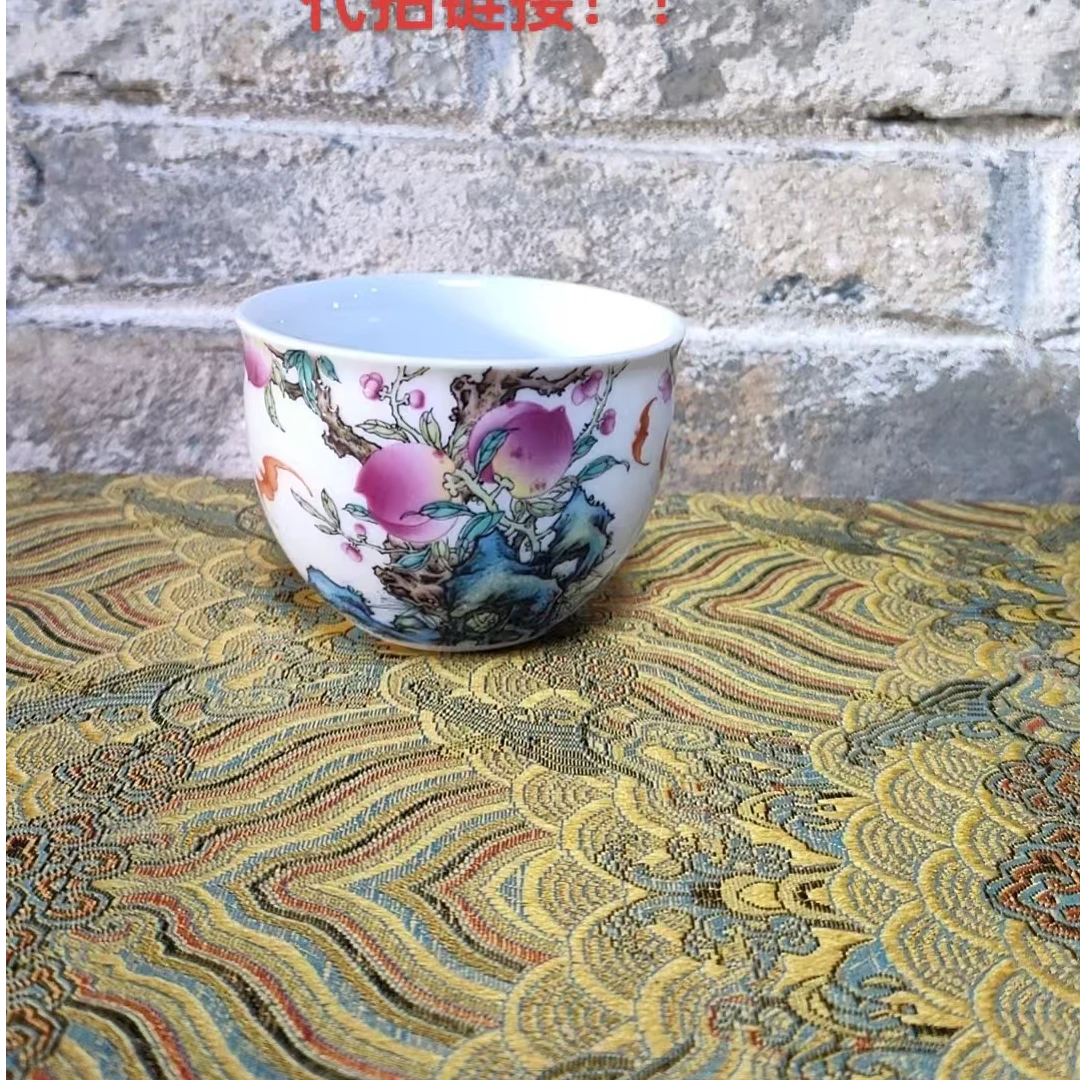 景德镇桃花小杯6