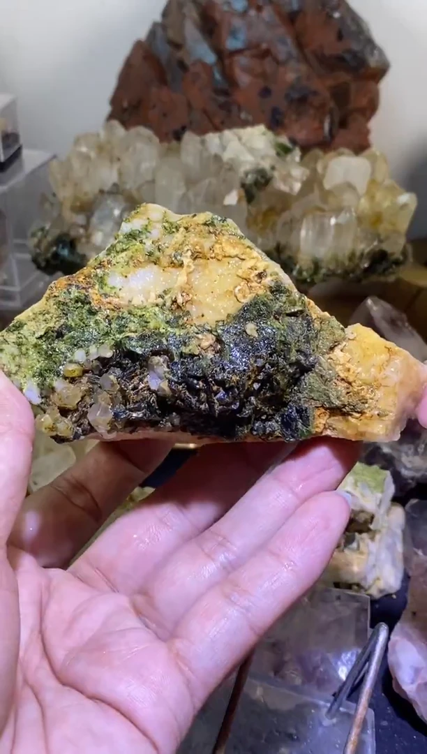 未镶嵌珠宝半成品水晶53号四川超七花园水晶原石294g