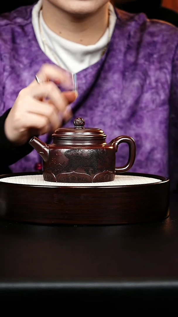 茶壶紫砂德钟壶