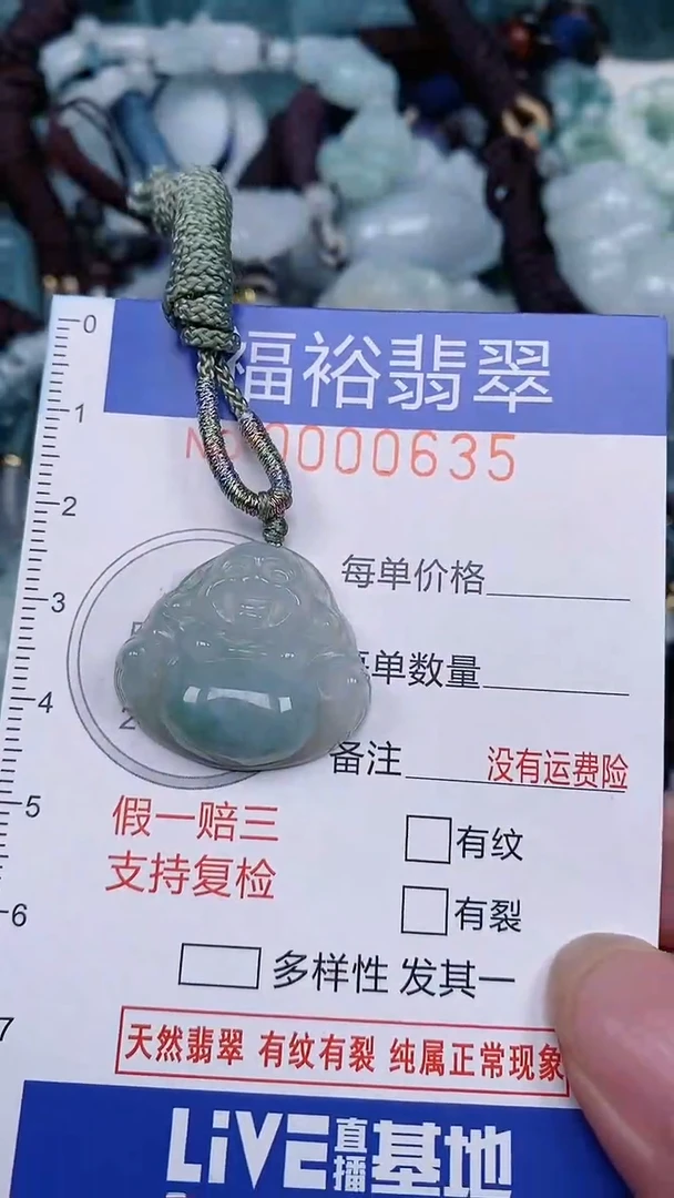 翡翠未镶嵌颈饰...0000635