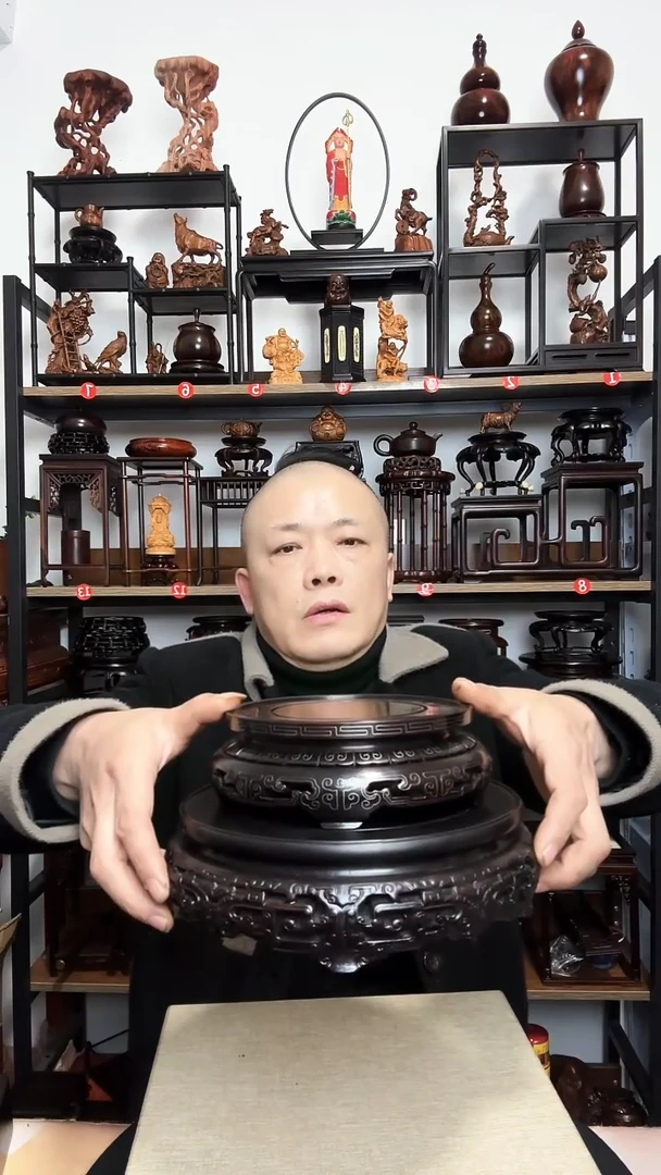 紫砂汉*底座木底座2个