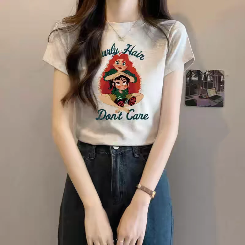 2025新款时尚百搭宽松女士半袖（直播过号链接）