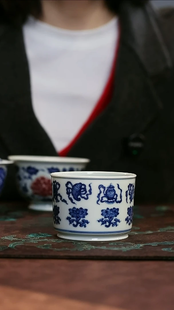 陈**垚镹曰，纯手会高温柴窑茶器