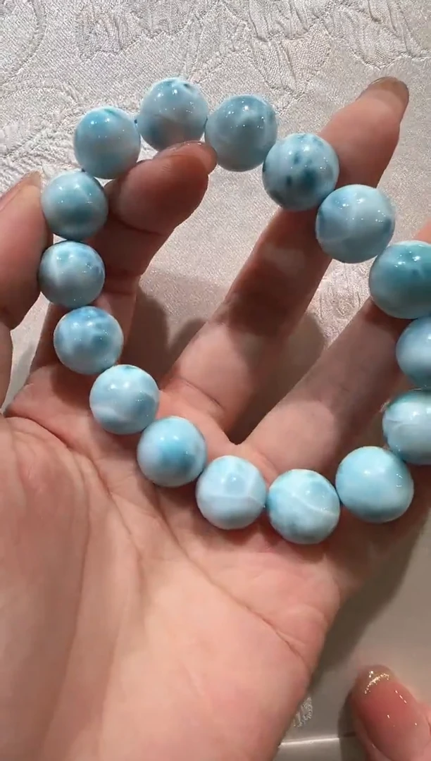 【闪购商品】针钠钙石（海纹石）手链未镶嵌国风13.9
