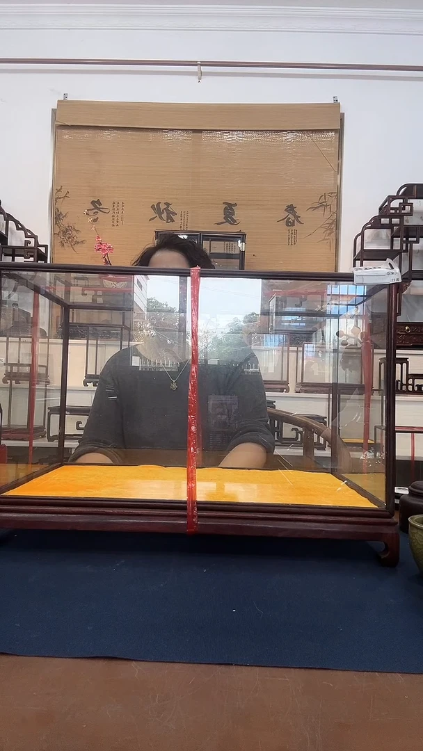 红酸枝木类木头款✨****?玻璃罩645