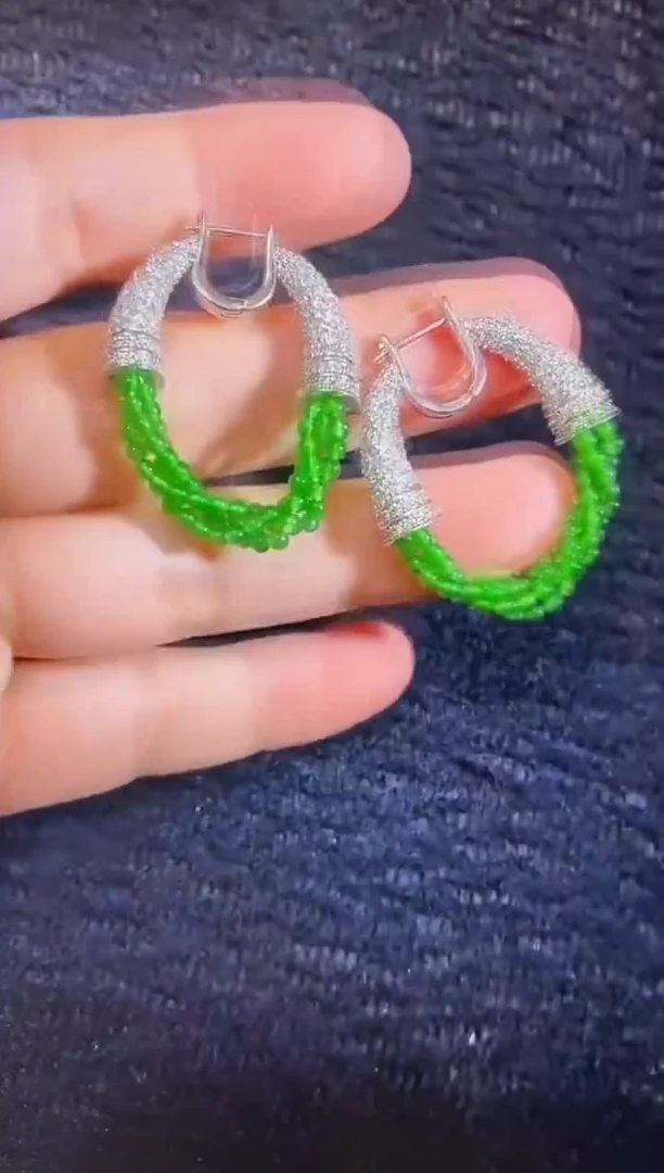 未镶嵌翡翠耳饰多样性发货其一不含链