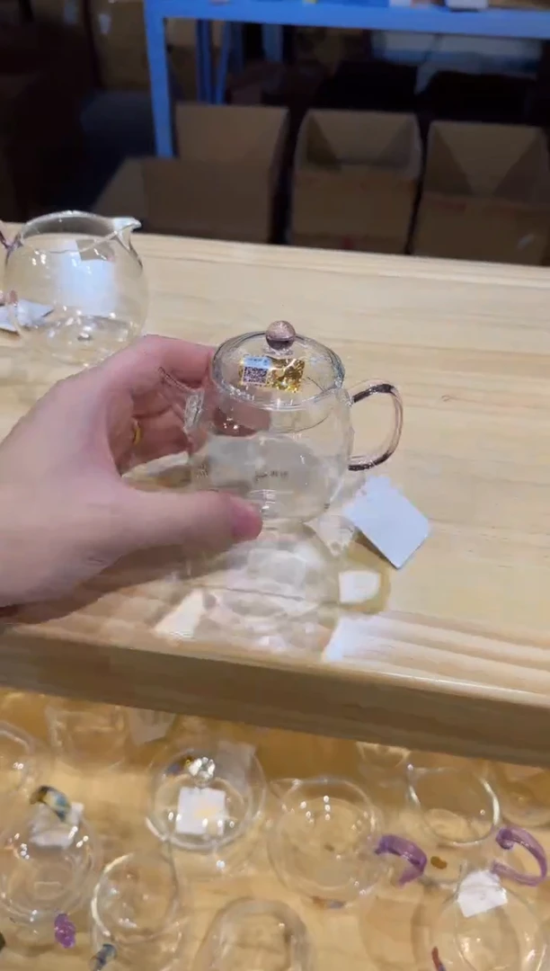 禾器-皮球花言卿壶-浅粉色