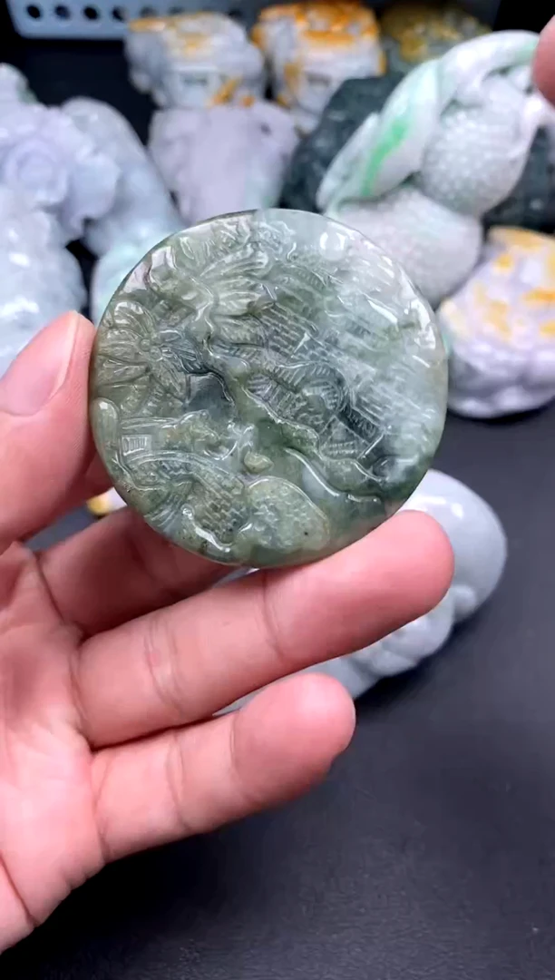 吊坠(不含链)未镶嵌翡翠1