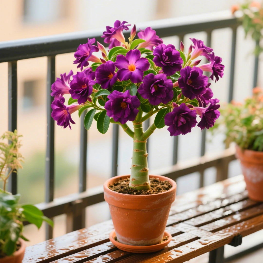 【香水味】沙漠玫瑰老桩水培土培树苗室内阳台室外耐旱植物花卉绿植