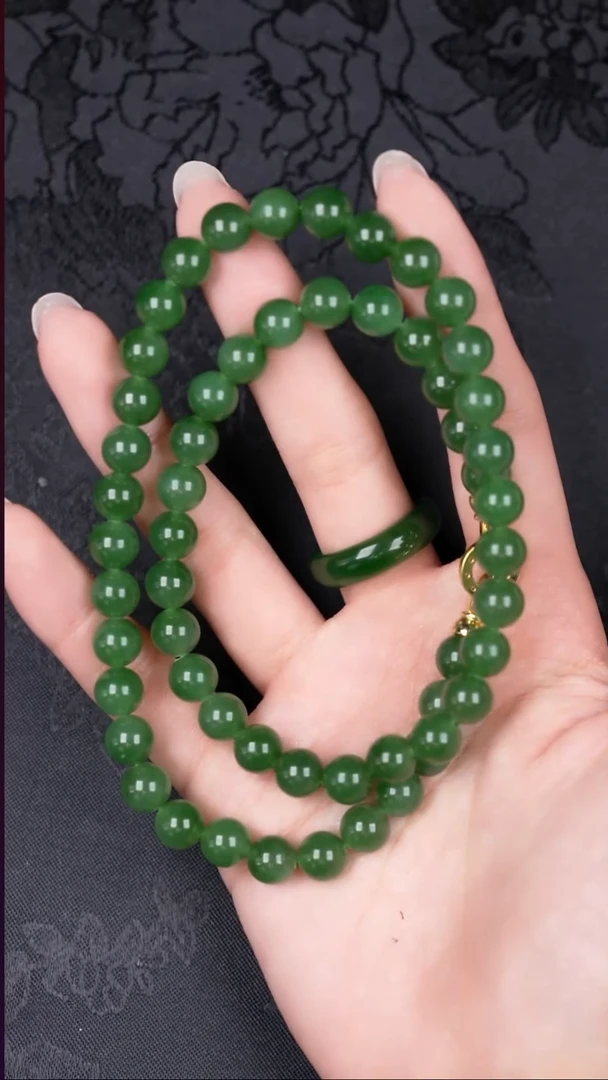 项链未镶嵌和田玉（碧玉）工厂抛货 不退不换 多样性发其1