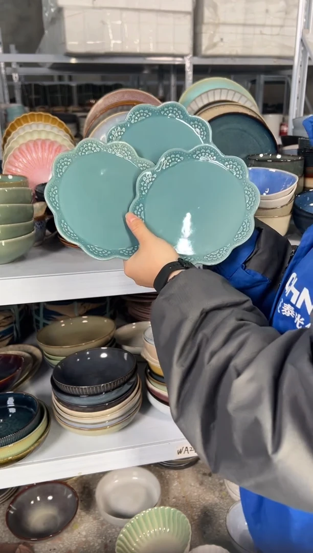 陶瓷外贸尾货瑕疵满20包邮X3 吐骨碟