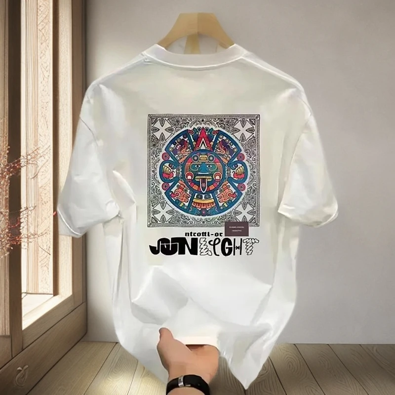 啄木鸟新款男装潮流夏季短袖T恤修身青年男士圆领半袖t恤潮牌时