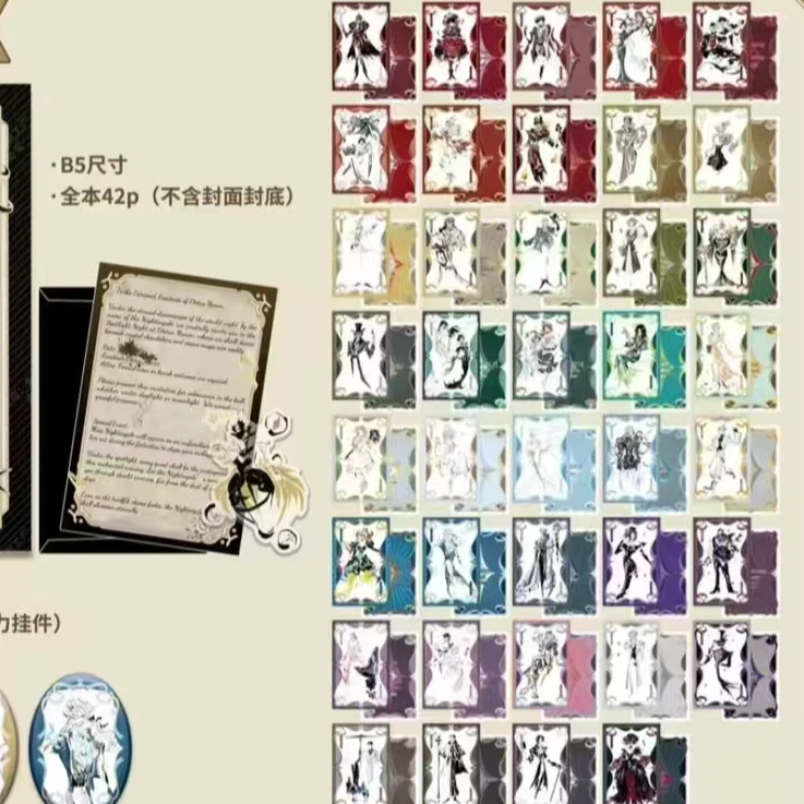 画师授权 第五人格 聚光灯下 塔罗牌 线索小卡  同人 卡牌盲盒