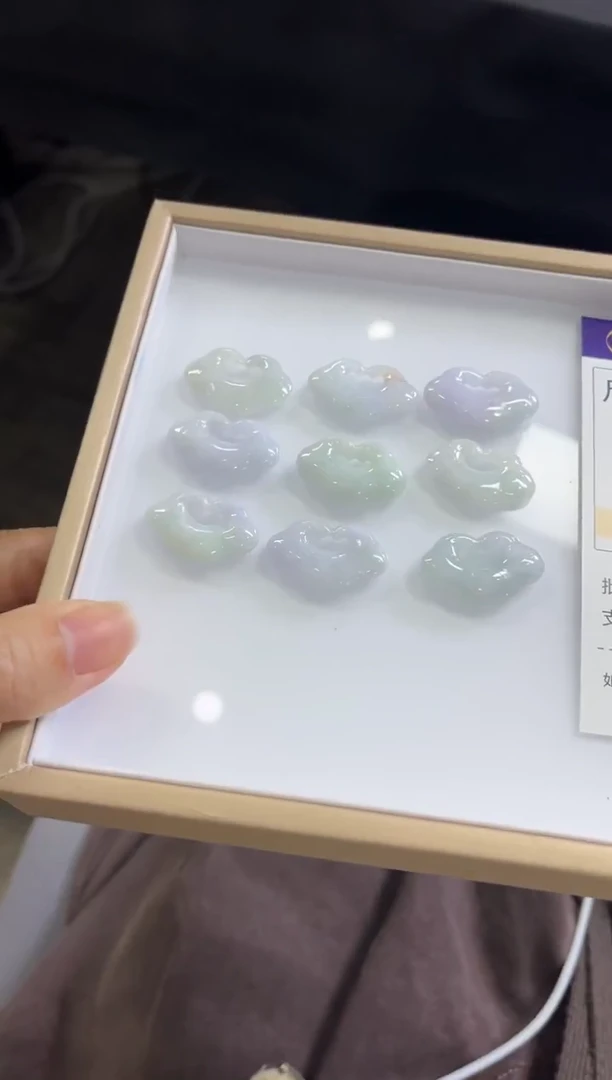 颈饰未镶嵌翡翠T145/多样性发一件/配绳子