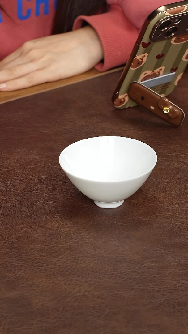 景德镇白胎斗笠杯