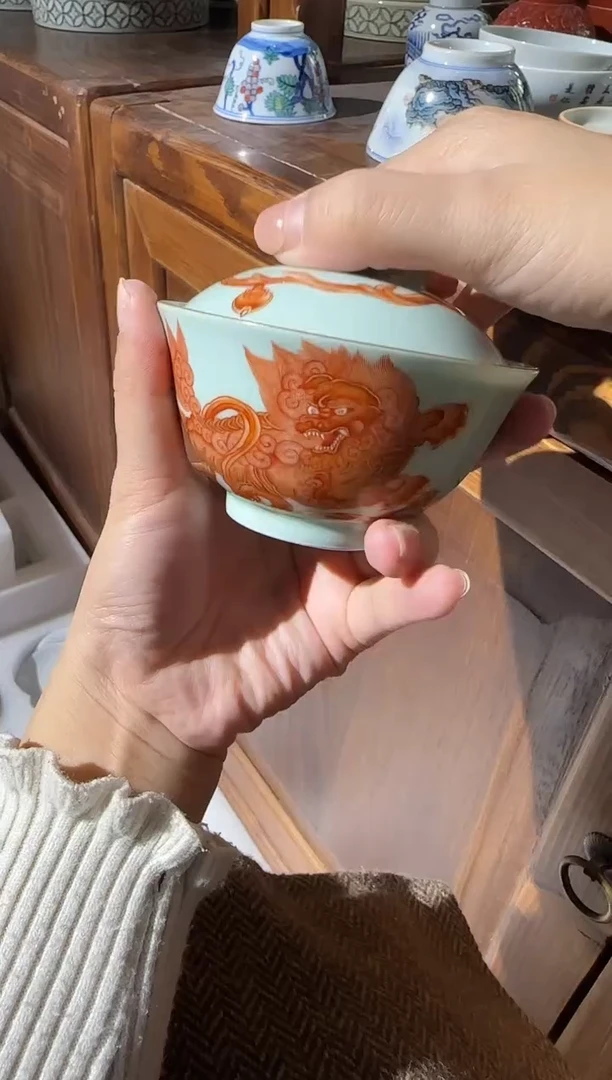 瓷片景德镇瓷器茶器茶杯