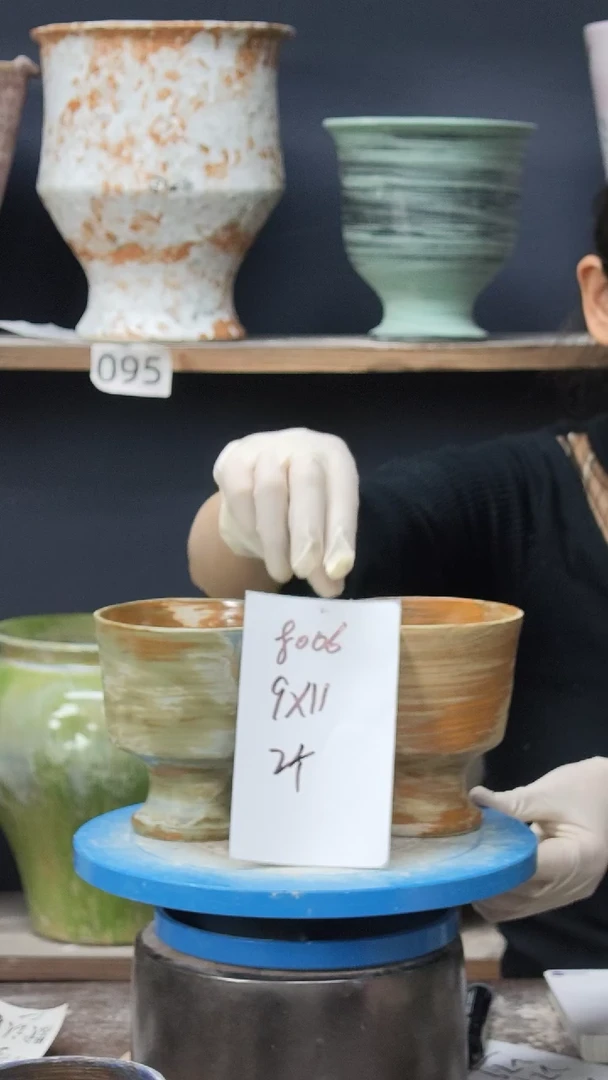 江西景德镇花盆微瑕8006