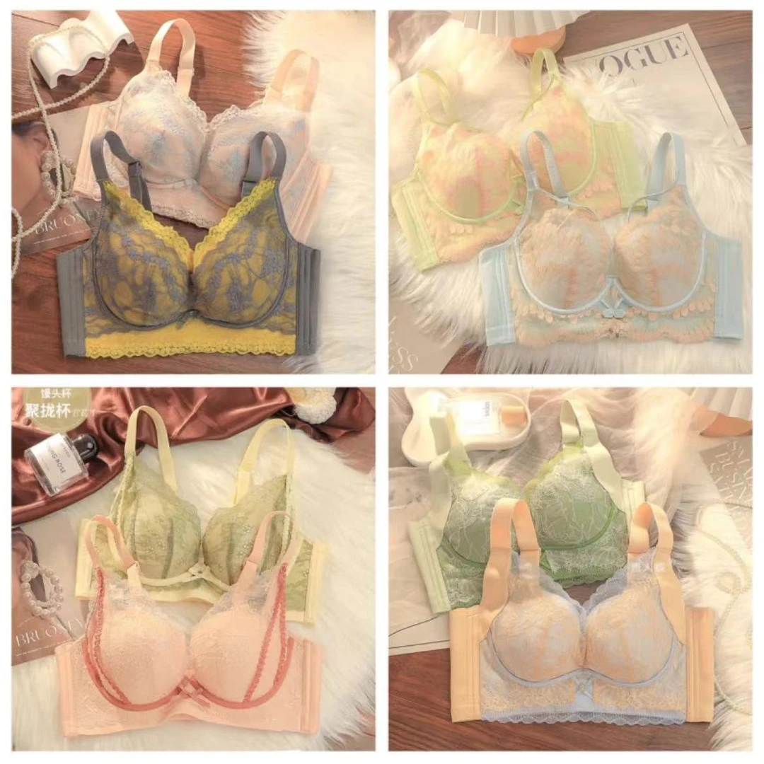 品牌撤柜剪标内衣上选款式下选尺码时尚简约透气女士美背乳胶杯