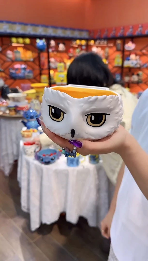 瓷片@@哈利波特海德威陶瓷零食碗