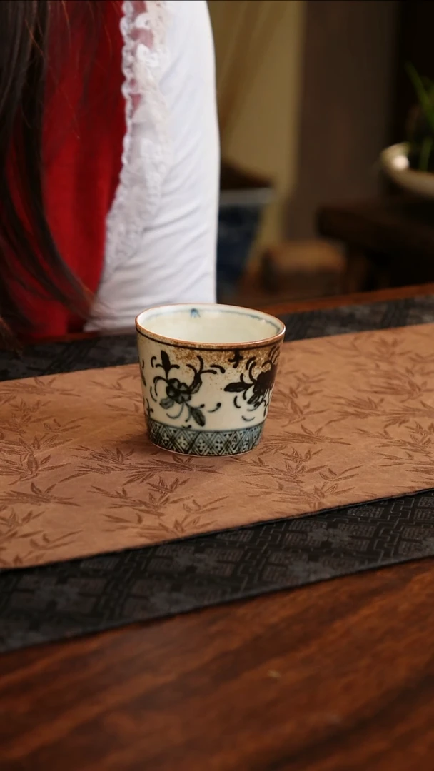 【闪购商品】杯子茗片集花卉咖啡杯得闲