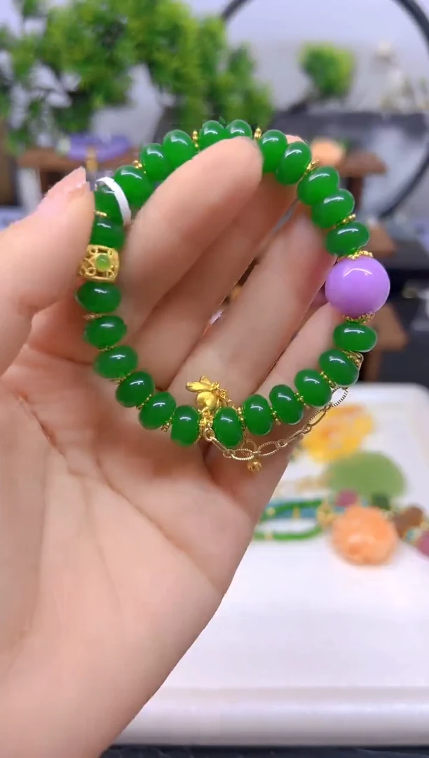 未镶嵌手链翡翠DIY款S618