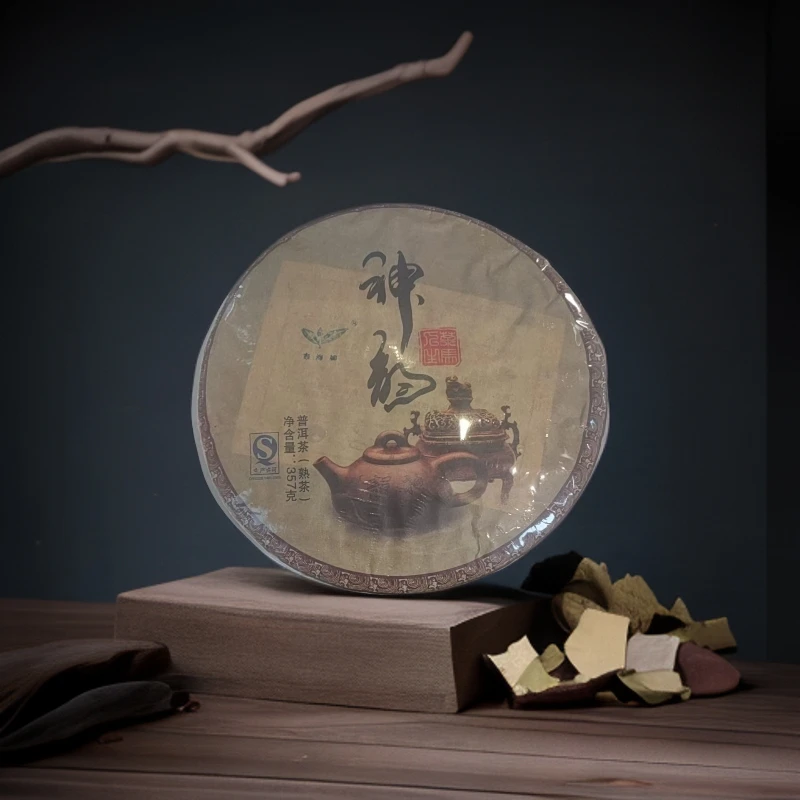 品鉴好茶|2012年神韵熟茶饼357g春海茶厂