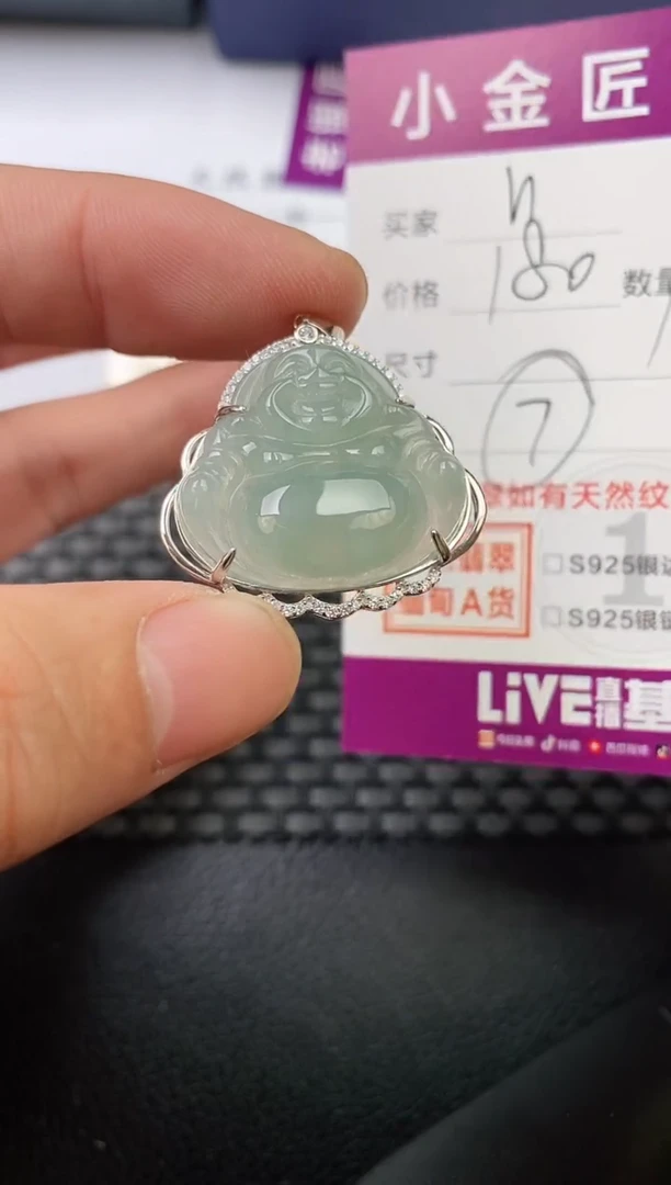 翡翠银S925镶嵌颈饰涅**生·