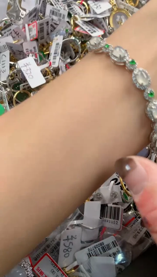 银S925镶嵌戒指翡翠777   6
