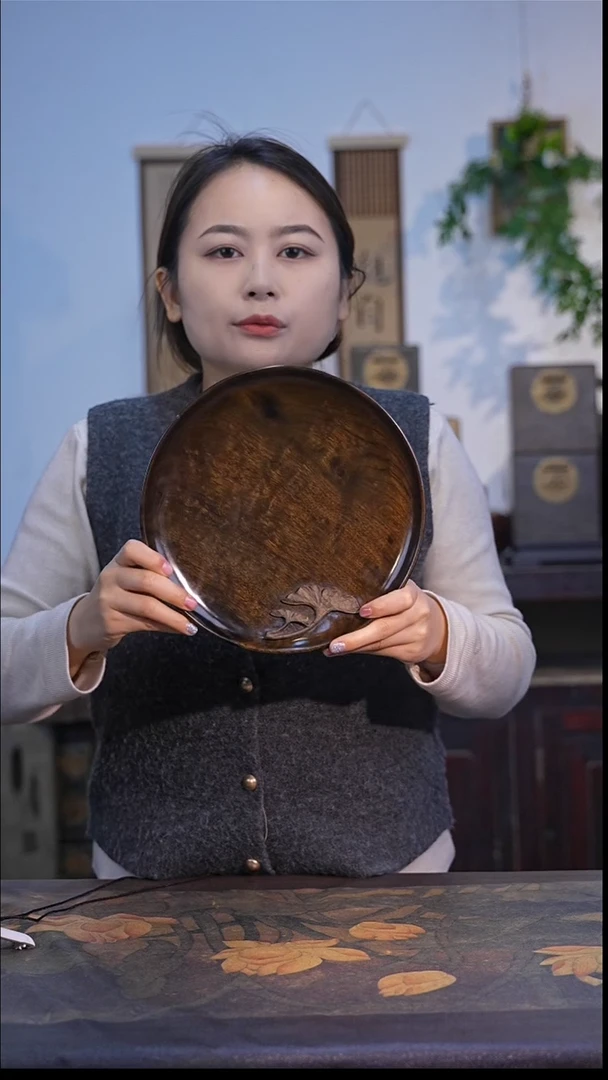 金丝楠水果盘阴沉木【13】