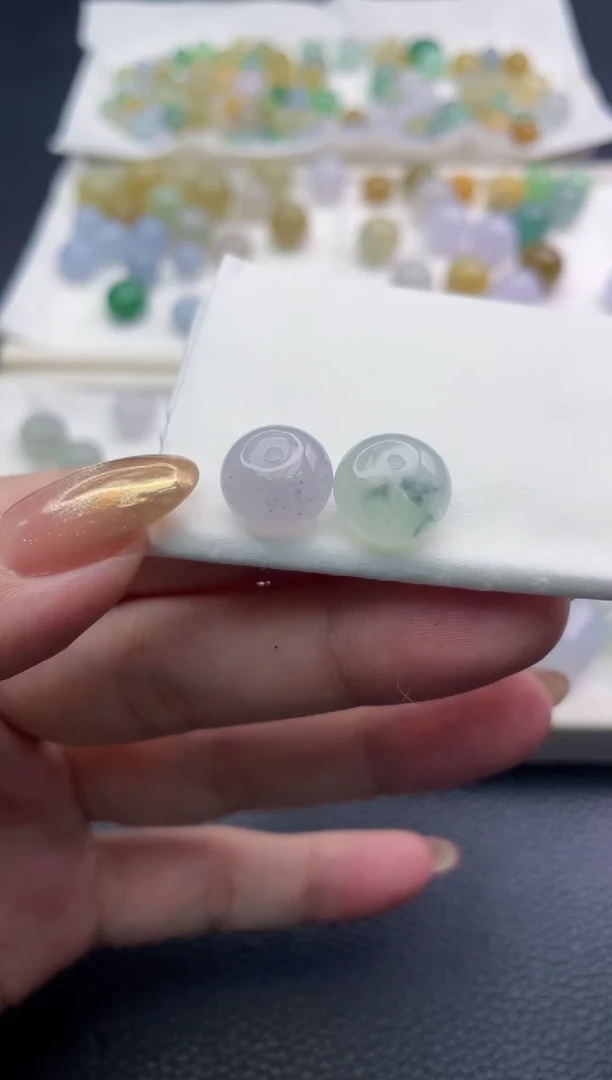 未镶嵌定制翡翠用****4珠子