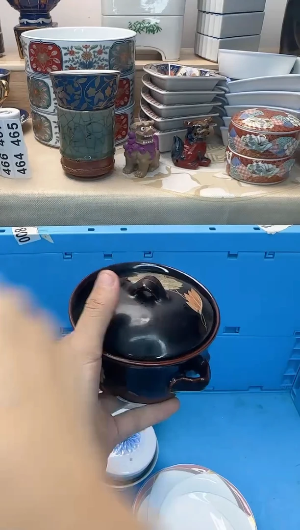茶杯紫砂六*450陶艺中古瓷器满18米包邮