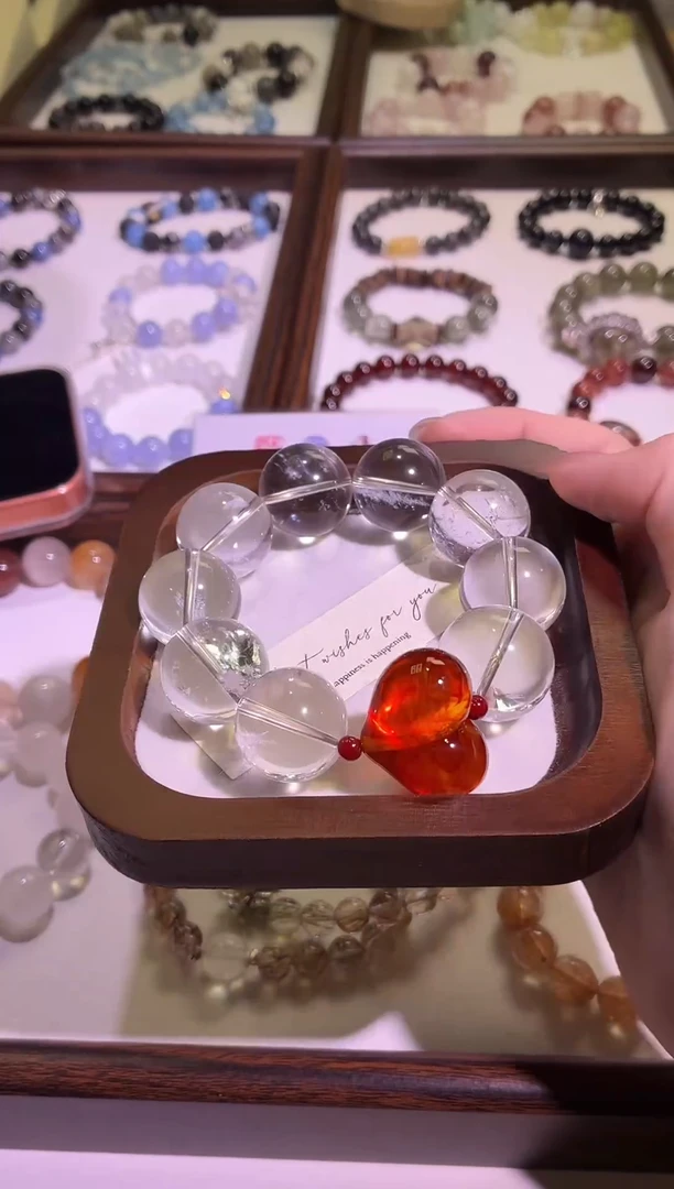 未镶嵌手串水晶32号闪购大m数白水设计款