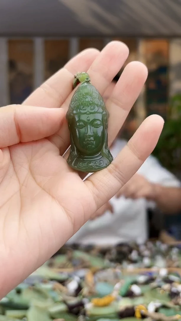 未镶嵌和田玉挂件拍一发一