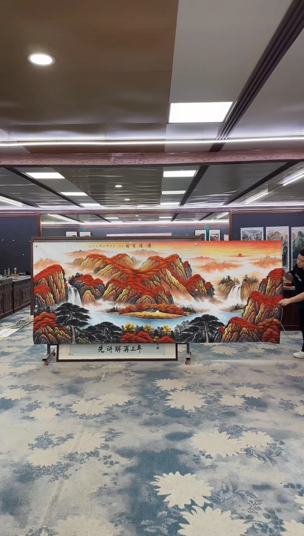 国画W-刘雪红-大丈二-山水国画
