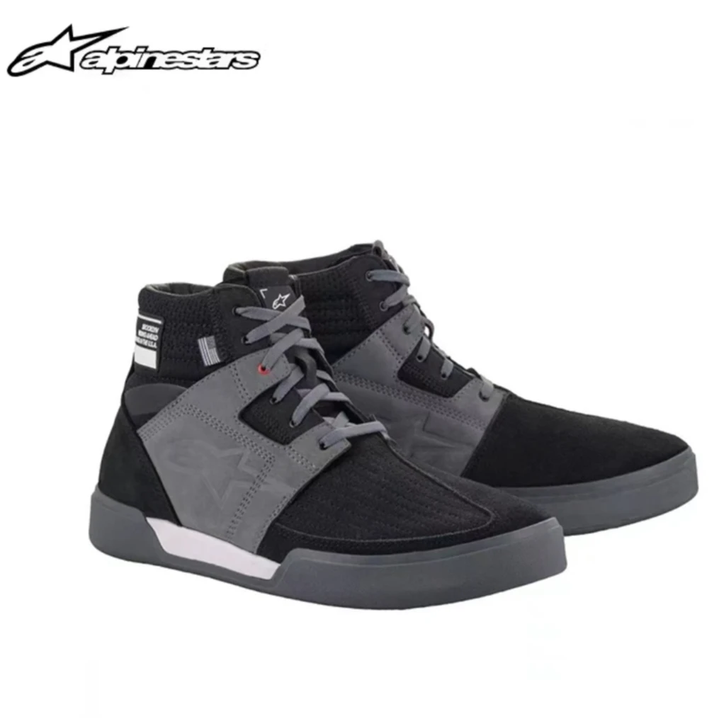 A星Primer休闲骑行鞋-摩托机车板鞋防摔透气潮流高帮休闲鞋赛车鞋