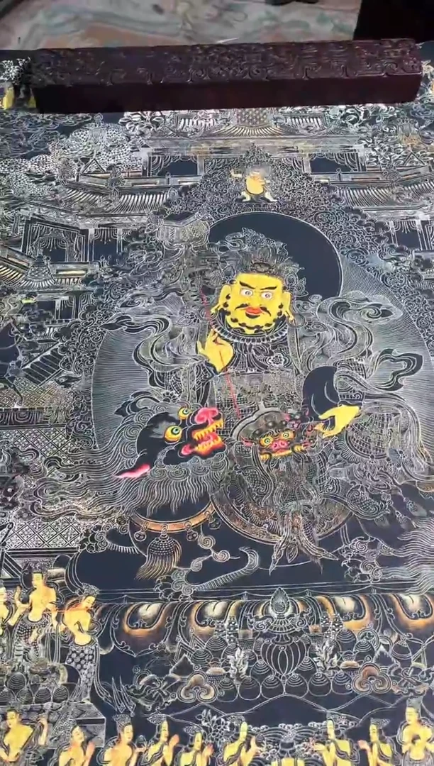 卷轴画路路的唐卡tk160