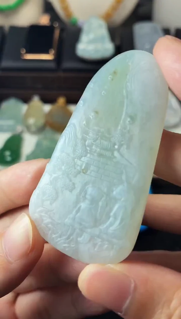 未镶嵌定制翡翠灵*玲4092毛货不退不换