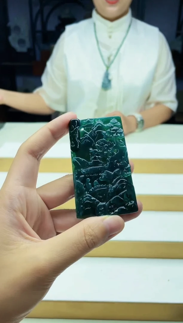 定制翡翠未镶嵌毛货07250326多样性发其一