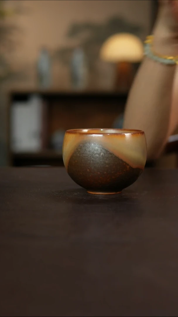 杯景德镇陶瓷杯碗柴烧多人微瑕